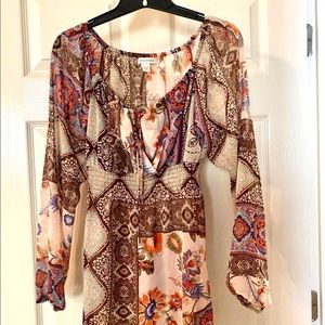 Boston Proper Sheer Tunic Top